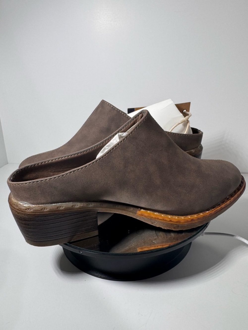 American Rag Segovia Brown Clog Mule Slip On Women Shoes Size 6 New Tags - Picture 3 of 6